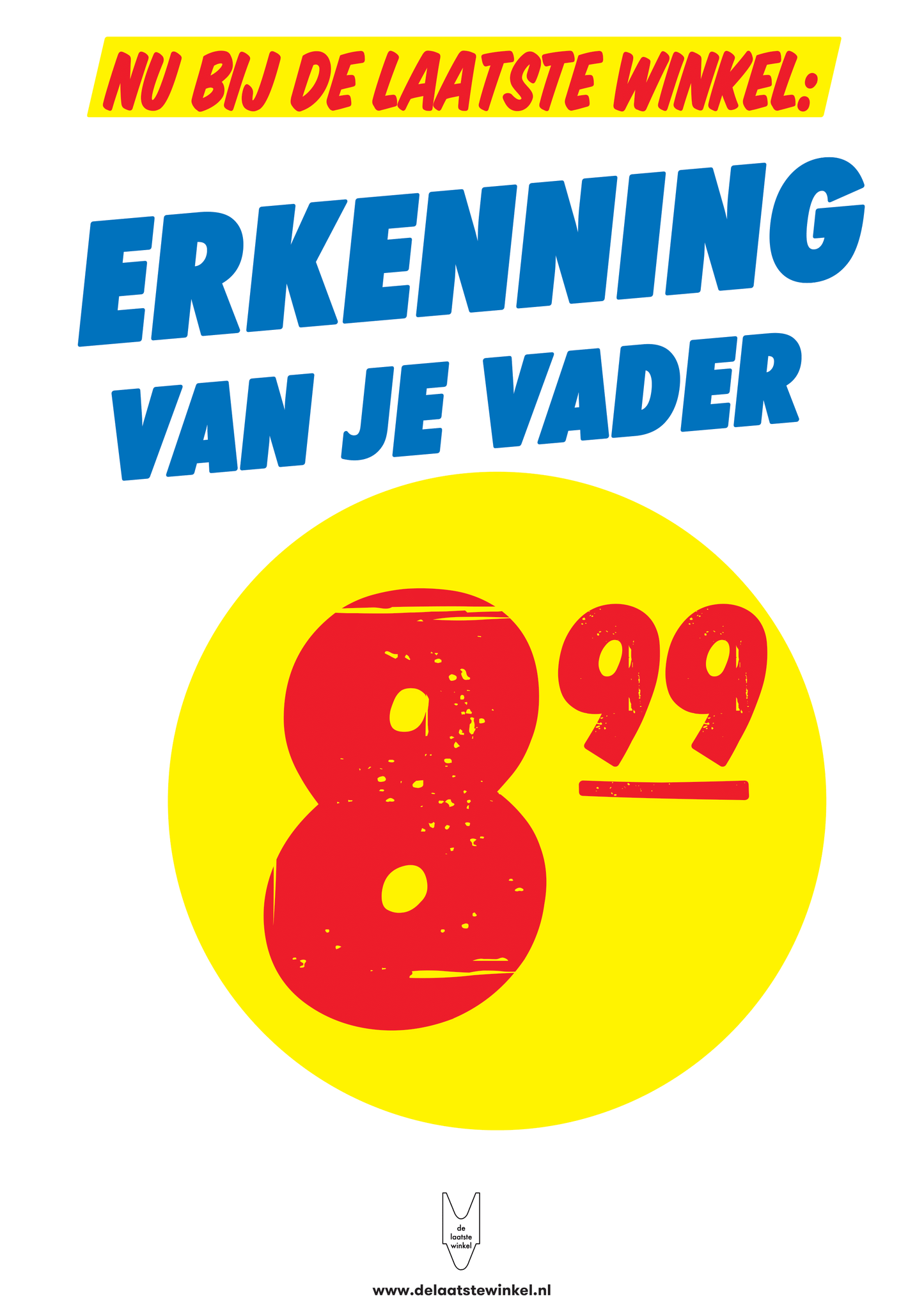Reclameposter De Laatste Winkel - Erkenning van je vader